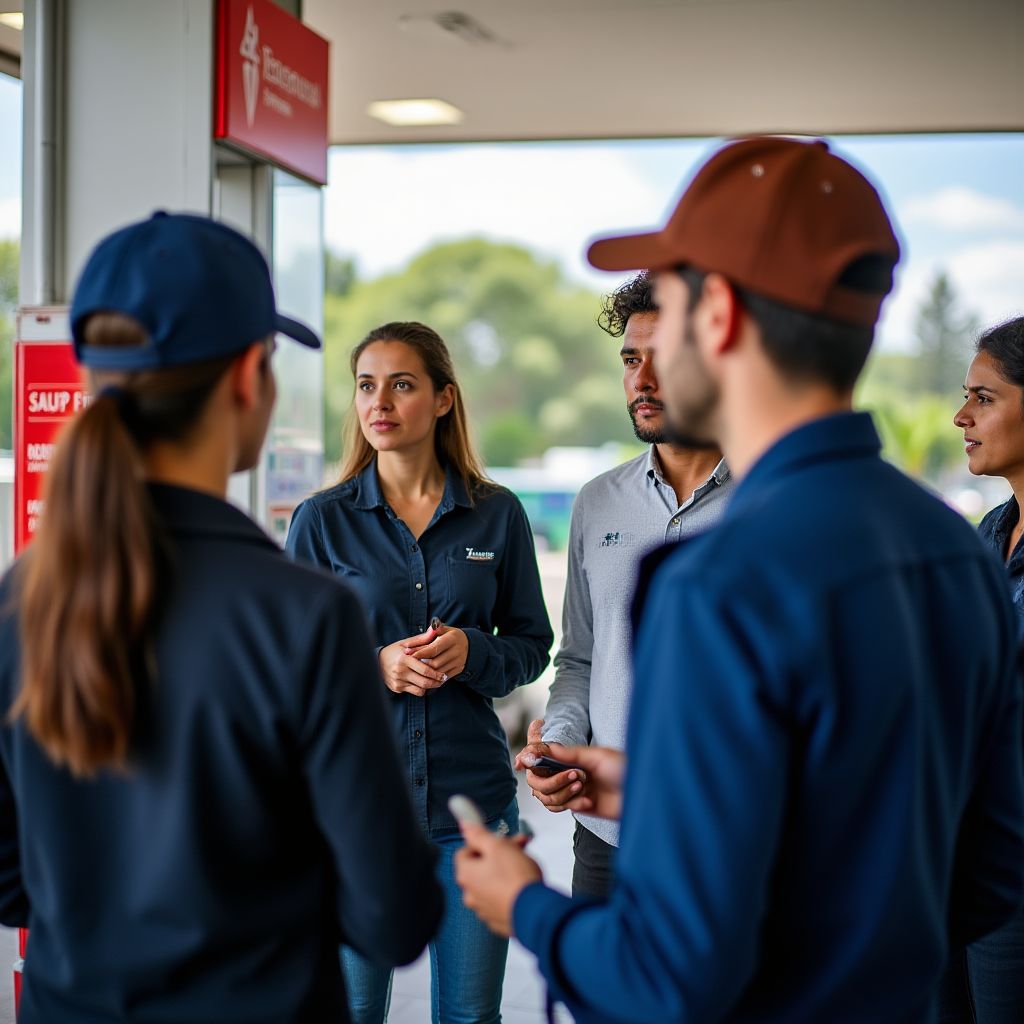Visita técnica estación de servicio